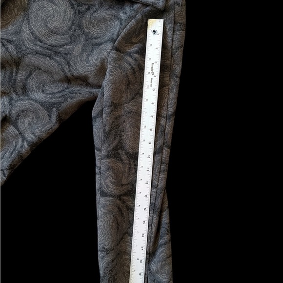 JM Collection Charcoal Swirl Pea Coat - Picture 8 of 8